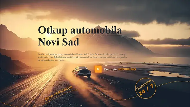 Car purchase Novi Sad - Web development Novi Sad - work example